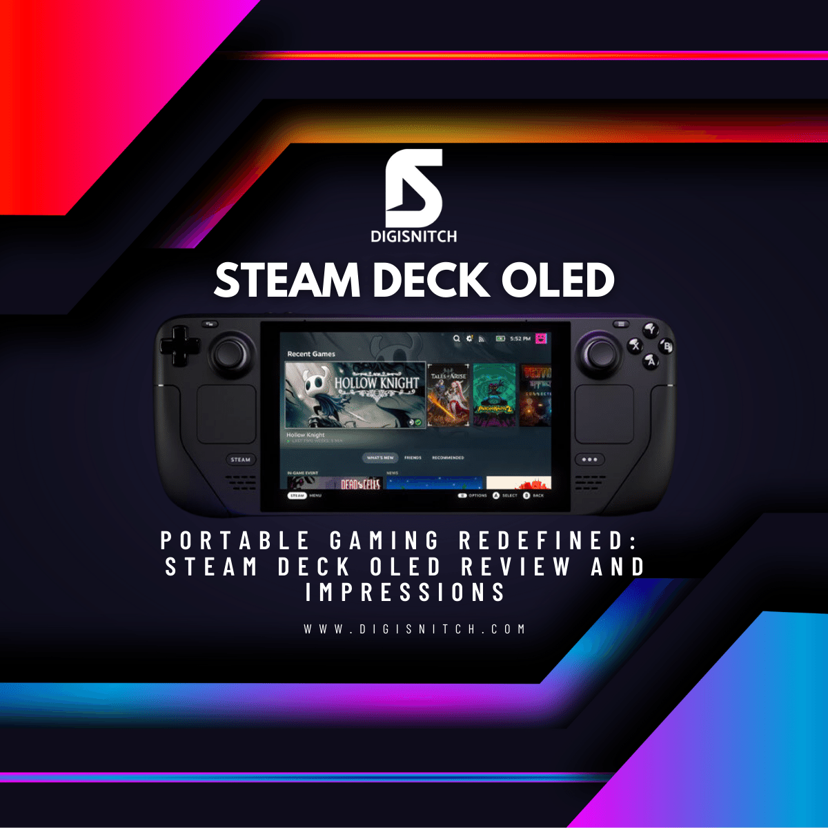 Valve Updates the Steam Deck with OLED Display, Overhauled